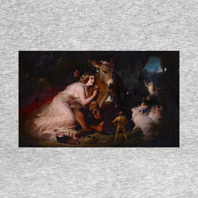 Titania and Bottom, A Scene from a Midsummer Nights Dream by Edwin Landseer by wildtribe